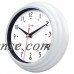 Equity by La Crosse 8" White Analog Wall Clock   551952462